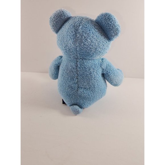 Vtg The Petting Zoo Aquamarine March Teddy Bear Plush Stuffed Animal PVC Pellets - Picture 5 of 8